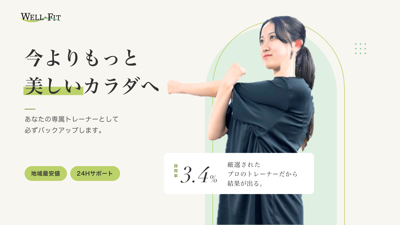 パーソナルジムWELL-FIT東戸塚店
特徴